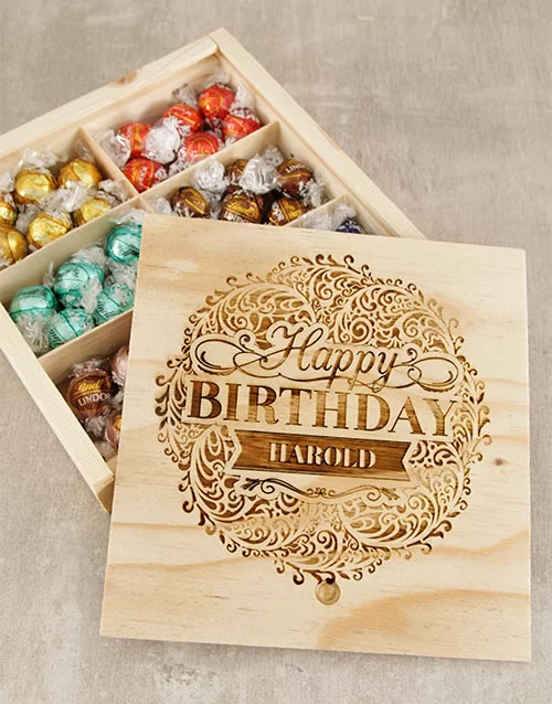 Personalised Birthday Bliss Lindt Box