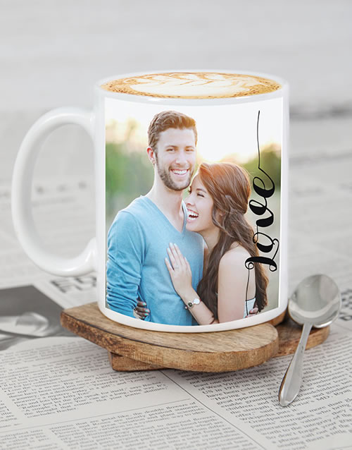 Personalised Love Photo Mug