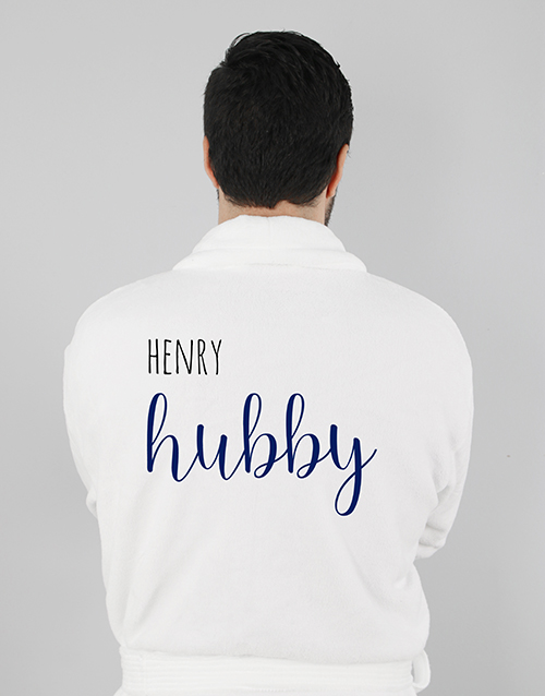 Personalised Hubby Gown