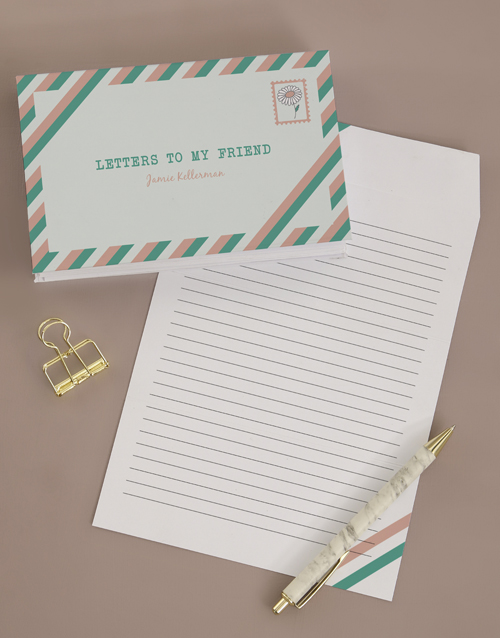 Personalised Letters To My Friend Notebook