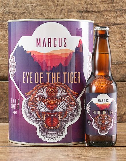 Personalised Eye Of Tiger Craft Beer
