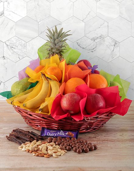 Seasonal Fruit and Treats Basket