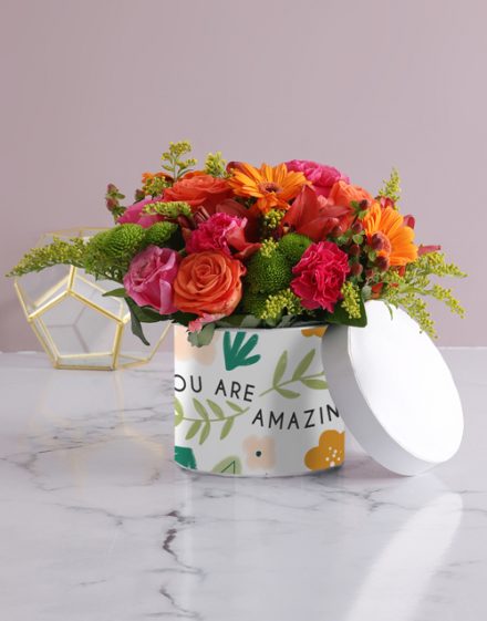 You Are Amazing Floral Flair