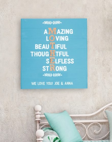 Personalised MOTHER Wall Art