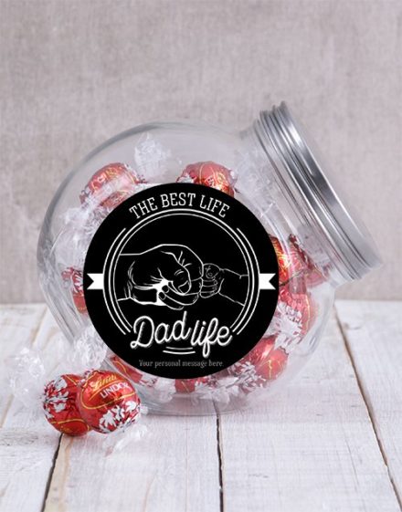 Personalized Dad Life Candy Jar
