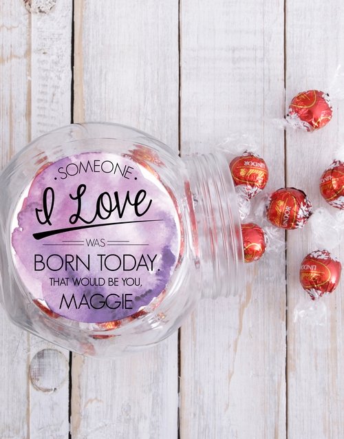 Personalized Someone Special Birthday Candy Jar