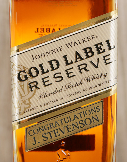 fine-alcohol Personalised Johnnie Walker Gold Reserve