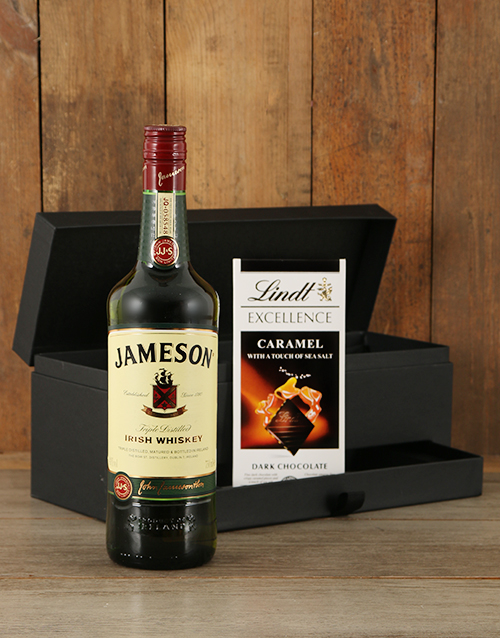 fine-alcohol Jameson Whiskey & Handmade Chocolate Gift Set