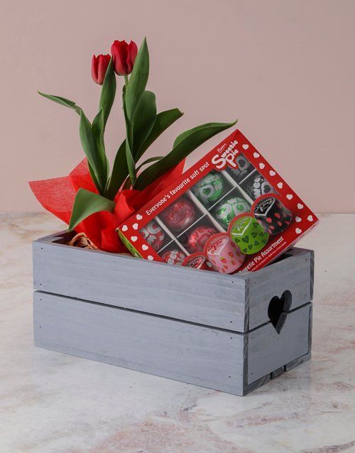 Tulips And Chocs Mothers Day Crate