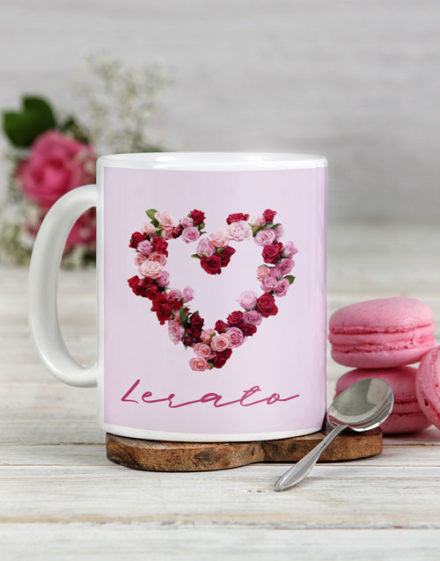 birthday Personalised Rosy Love Mug