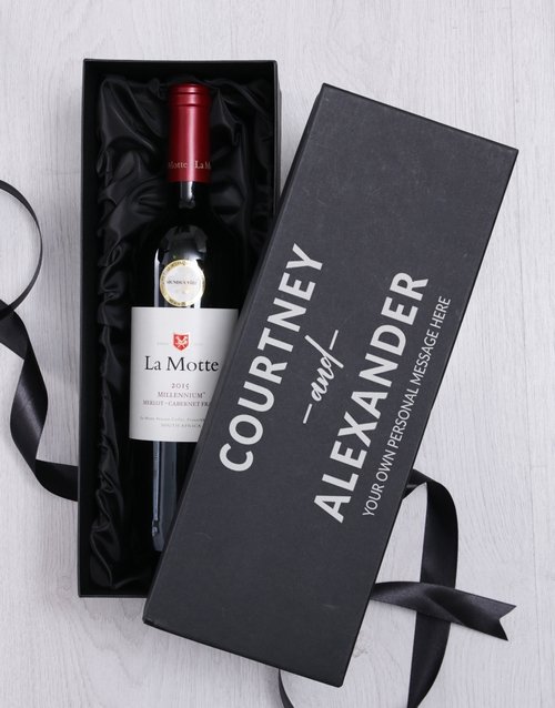 Love Personalised Wine Giftbox