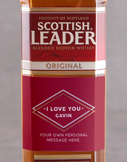 fathers-day Personalised I Love You Scottish Leader