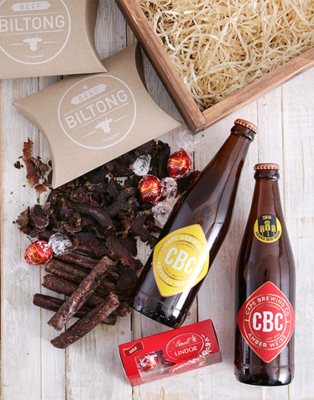fathers-day Craft Beer Biltong and Chocolate Box