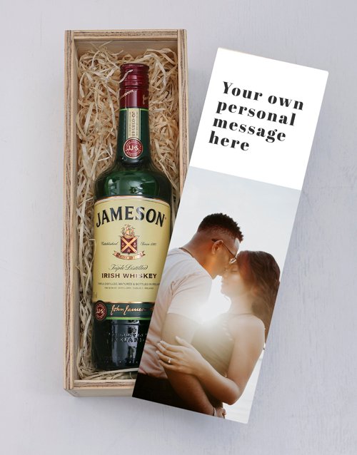 Personalised Message And Photo Jameson Crate