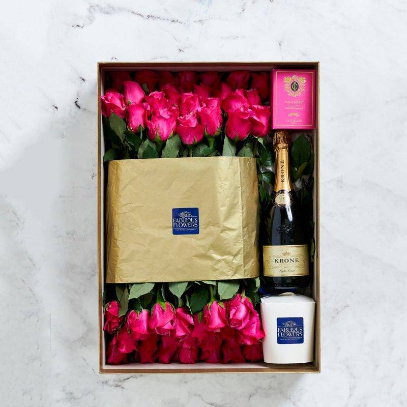 Cerise Pink Opulence Gift Box