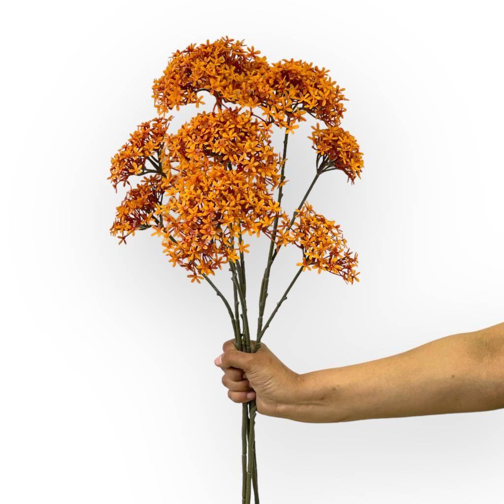 Crown Spray Orange Artificial Flowers