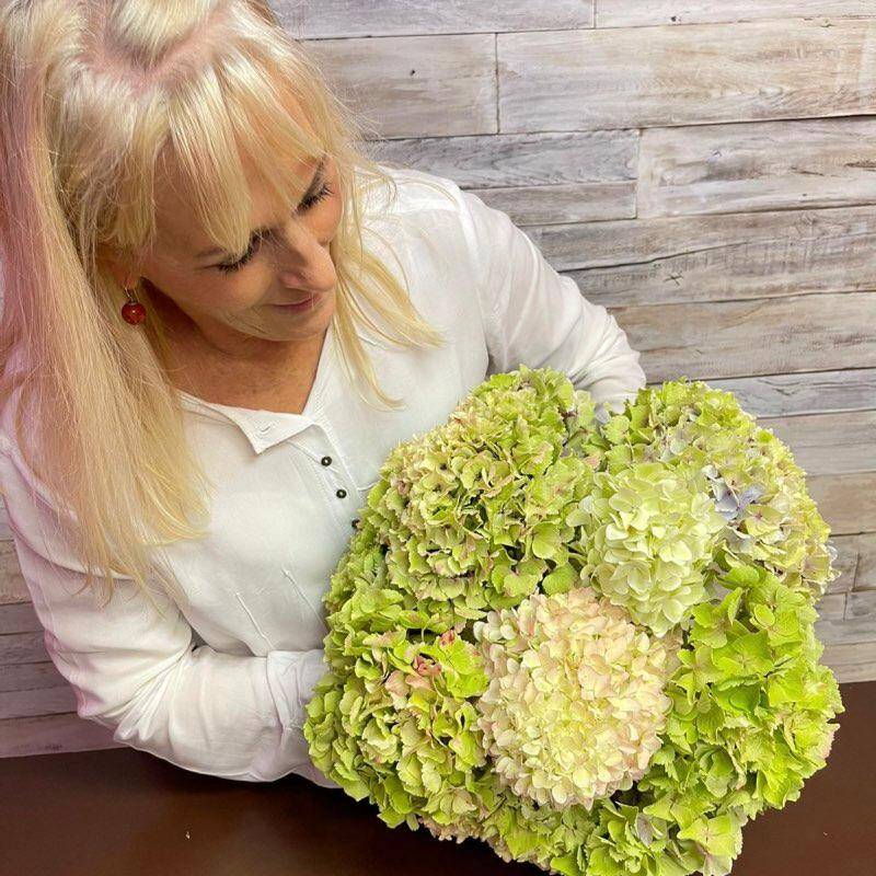 Green Hydrangea Bouquet