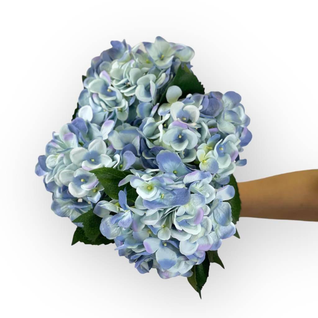 Hydrangea Medium Blue Artificial Flowers