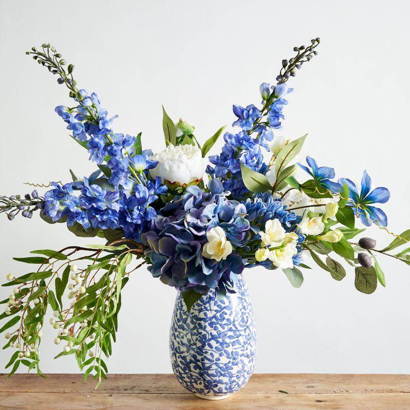 Infinite Blue Silk Arrangement