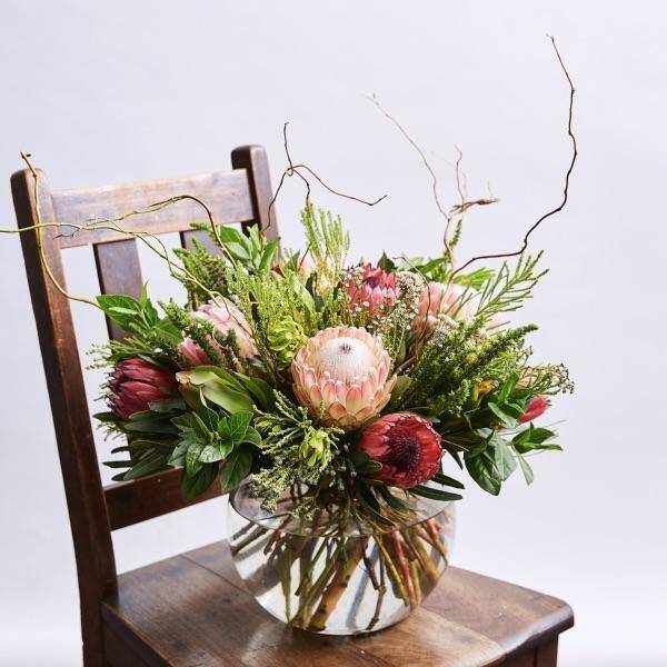 Protea Vase Arrangement