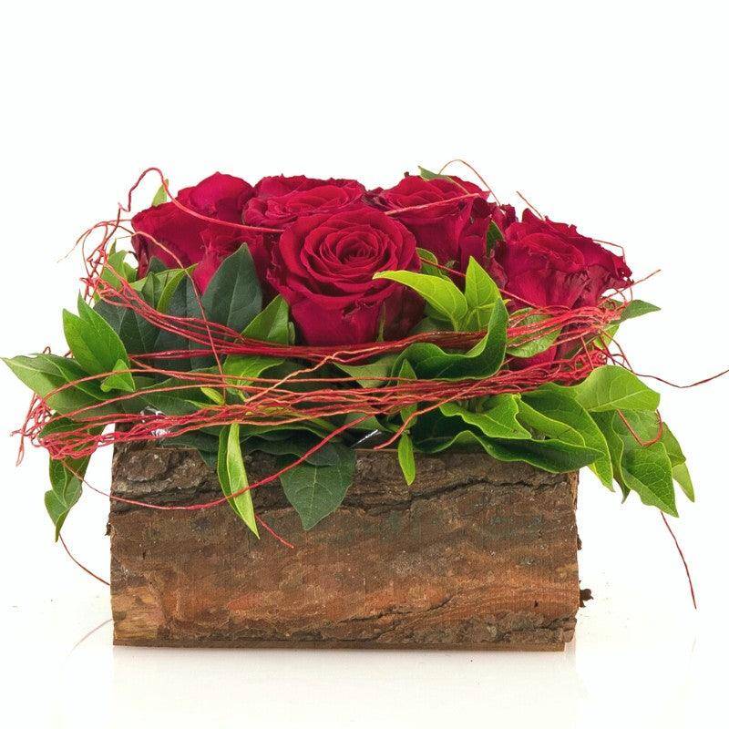 Red Rose Flower Box