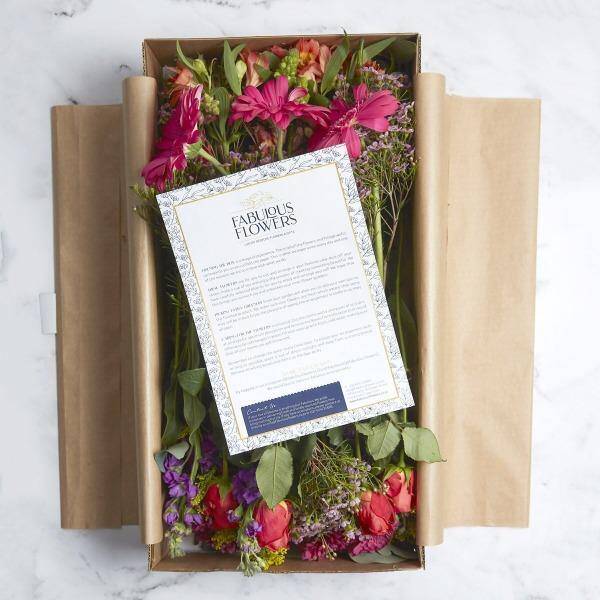 Bright Flowers in a Box