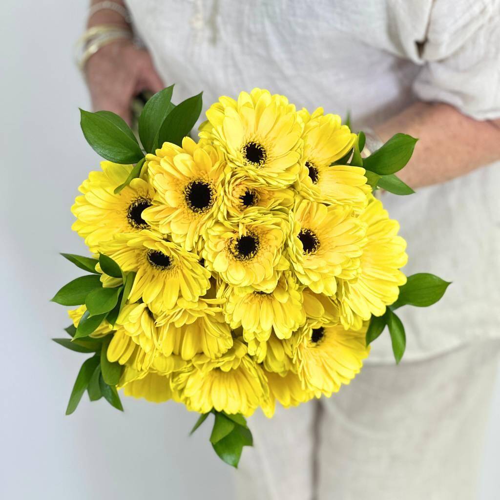 Yellow Gerbera Radiance Flower Bouquet